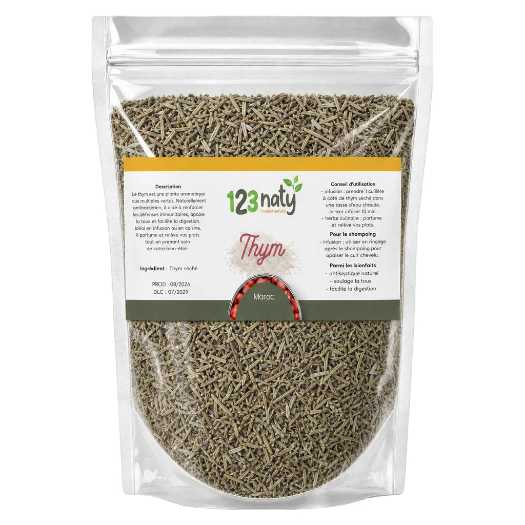 Thym séché : bienfaits, infusion et utilisation en cuisine
