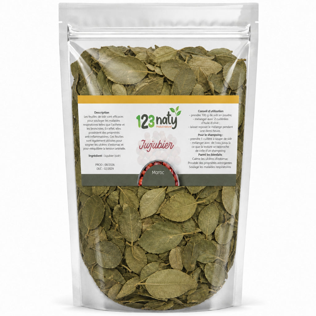 100g Feuille de Jujubier (Sidr) - 1kg packaging photo