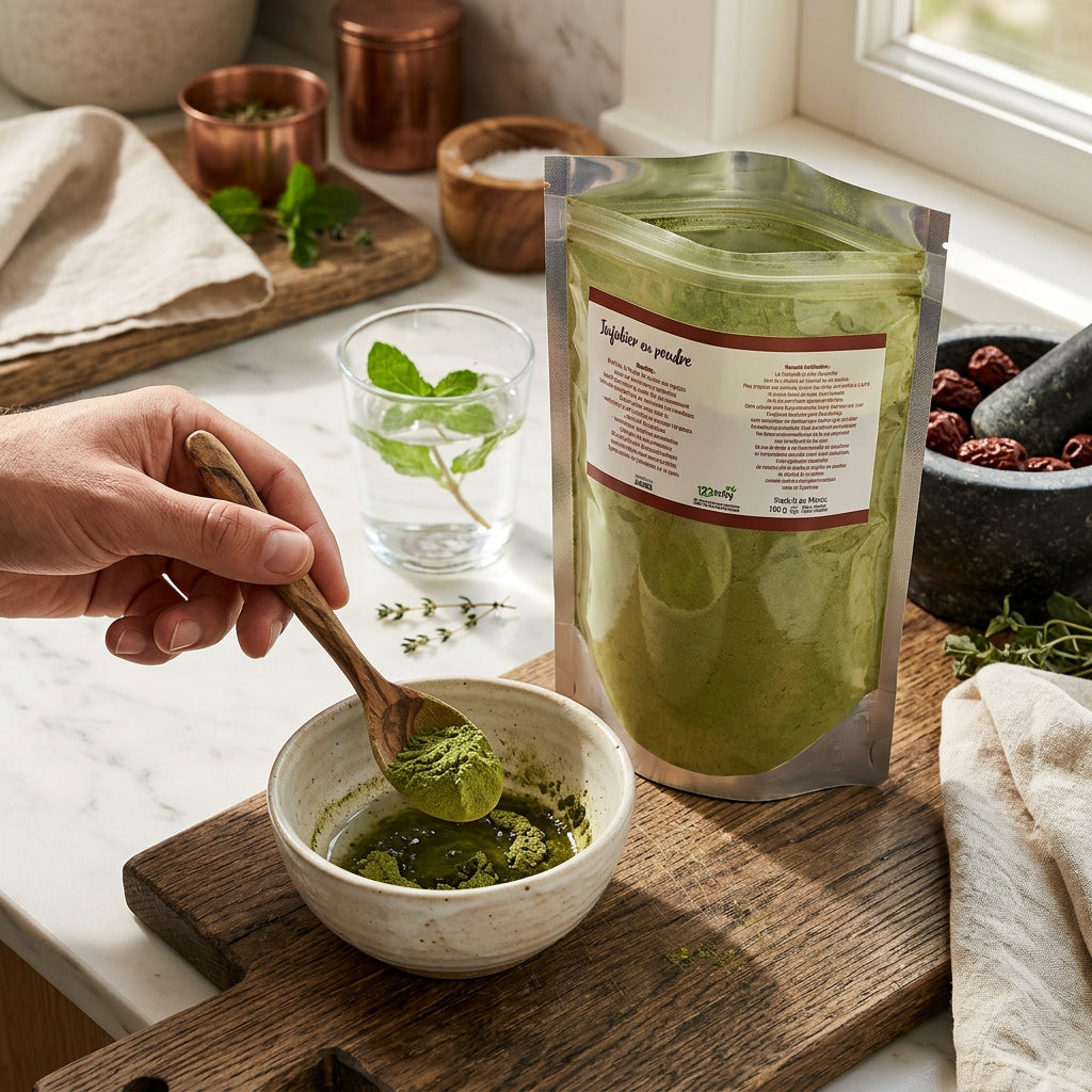 Jujubier en poudre - mise en situation lifestyle