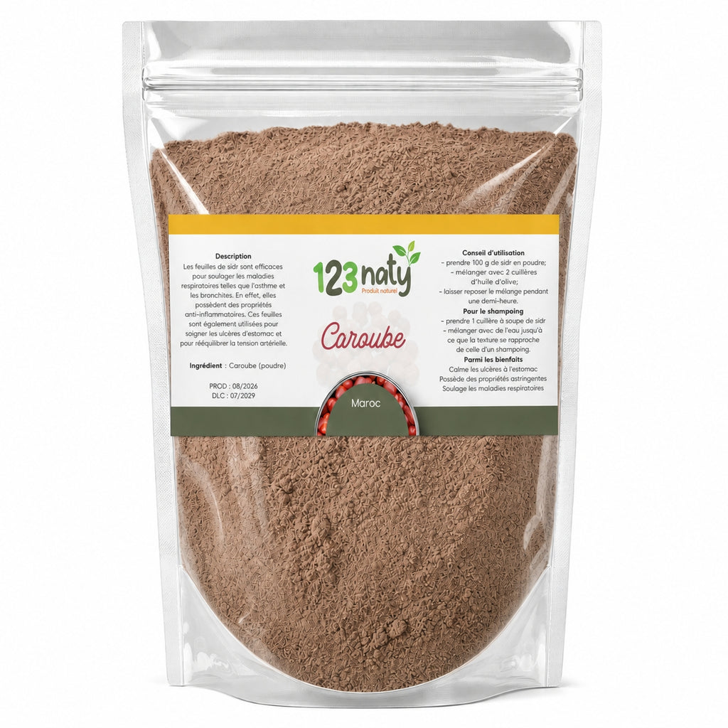 100g Caroube en Poudre - 1kg packaging photo