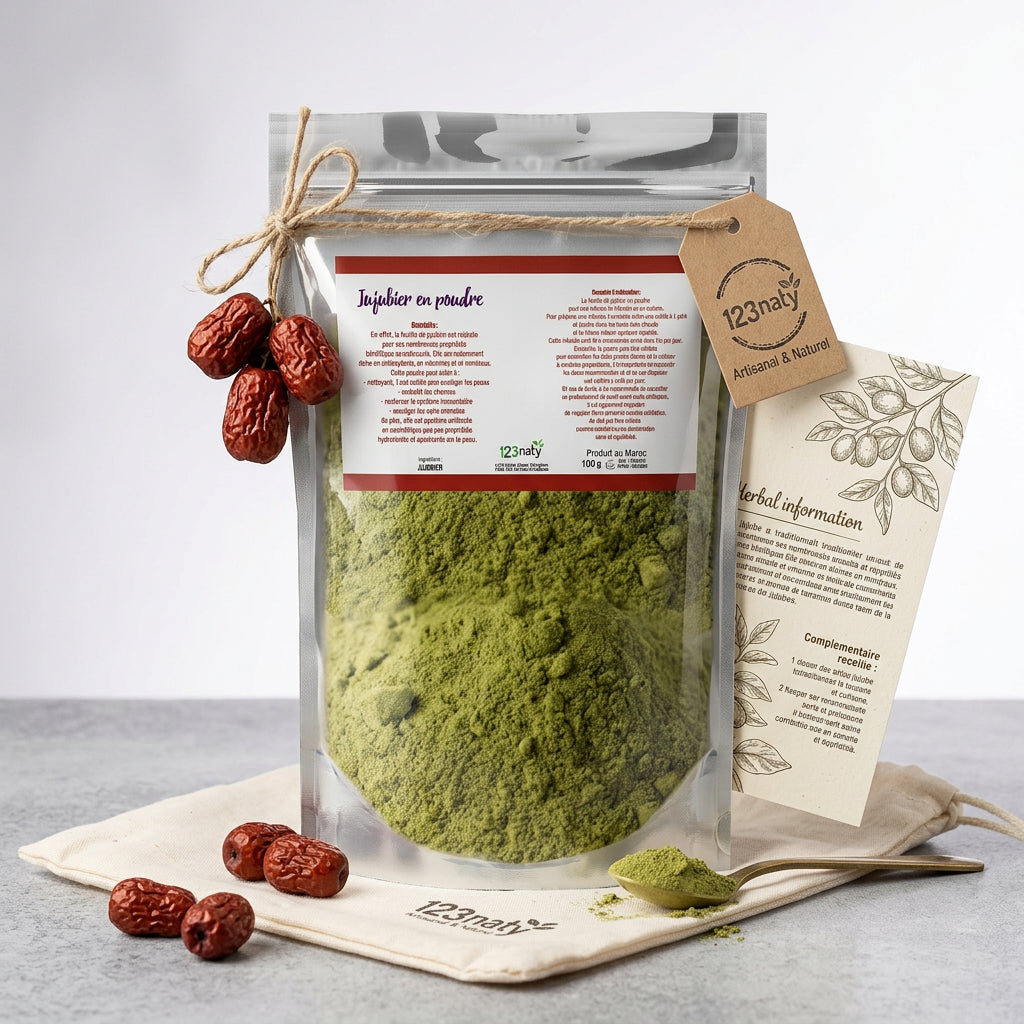 Jujubier en poudre - présentation packaging