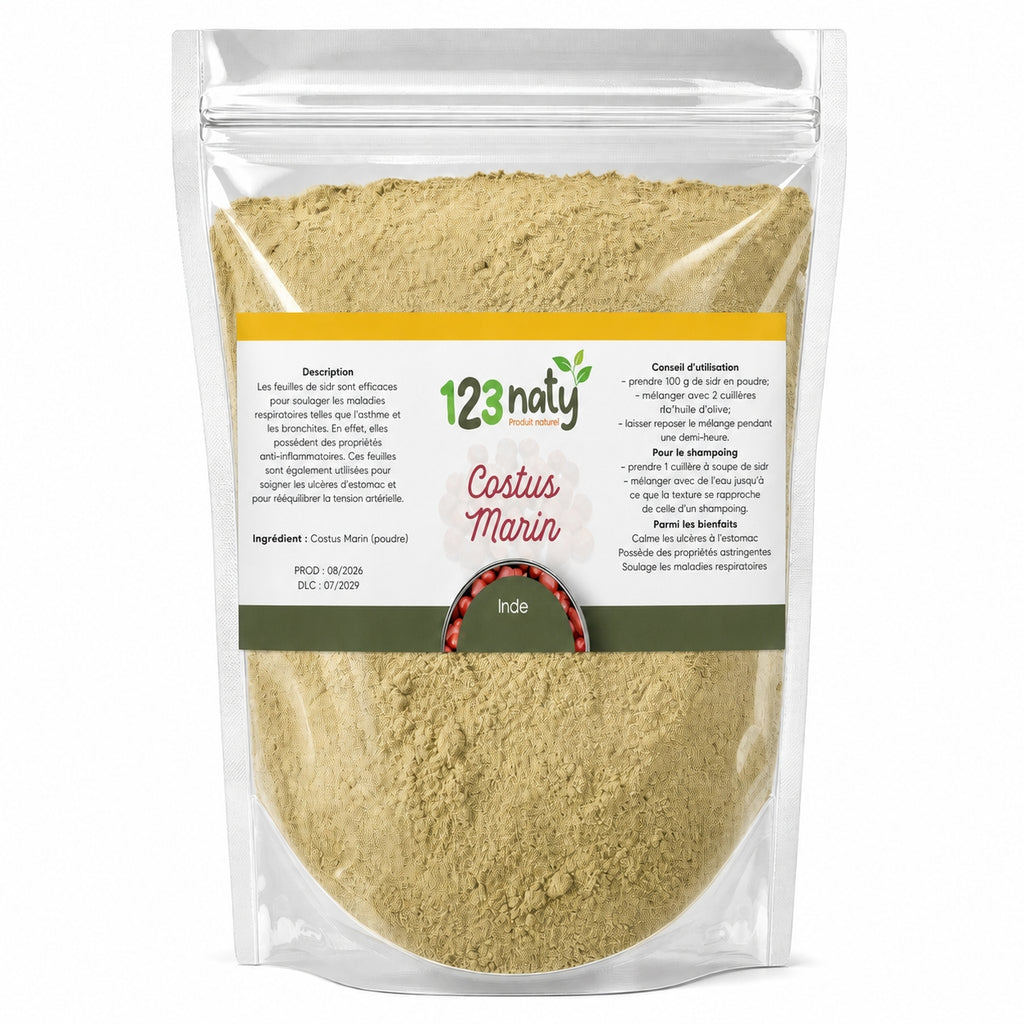 100g Costus Marin en Poudre - 1kg packaging photo