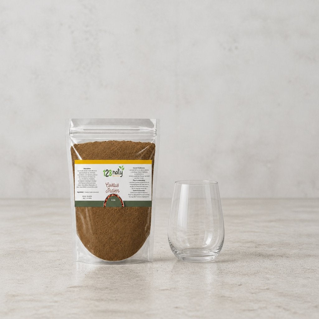 1kg Costus Indien en Poudre – Plante Médicinale Naturelle – Qust al-Hindi – Qualité Premiu | 123NATY — Taille réelle du produ