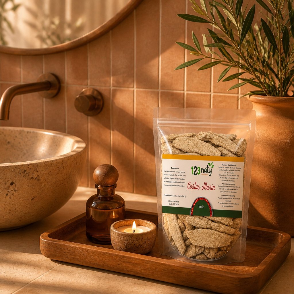1kg Costus Marin Brut – Qualité Supérieure – Plante Traditionnelle | 123NATY — Mise en scène d'usage