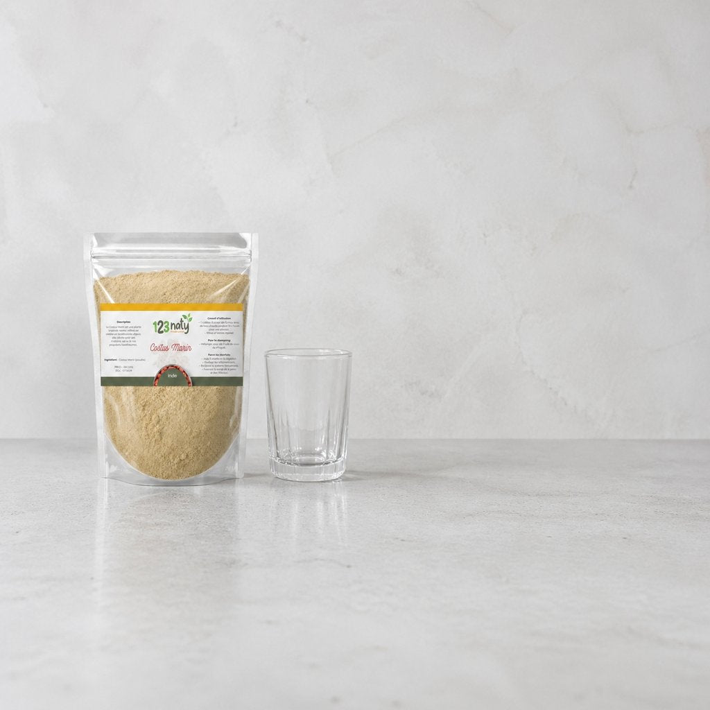 1kg Costus Marin Poudre – Plante Traditionnelle – Santé & Bien-être | 123NATY — Taille réelle du produit
