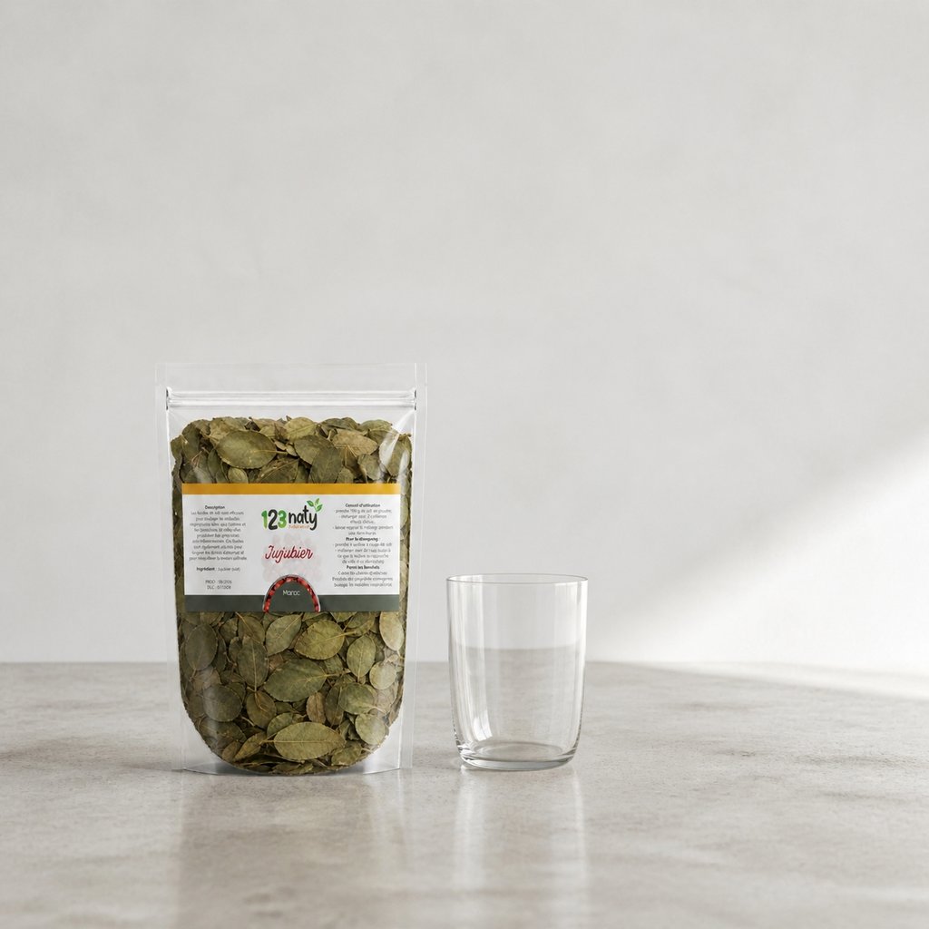 1kg Feuille de Jujubier Sidr – 100% Naturelle – Qualité Premium | 123NATY — Taille réelle du produit