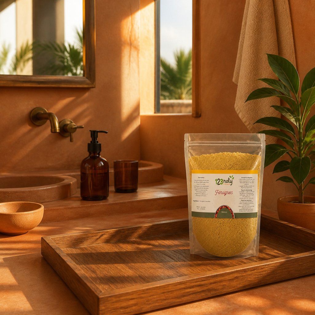 1kg Fenugrec en Poudre – 100% Naturel – Superaliment Santé & Bien-être | 123NATY — Mise en scène d'usage
