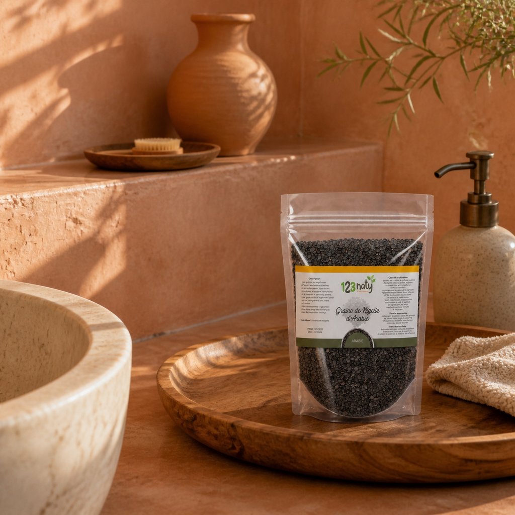 1Kg Graine de Nigelle d’Arabie – Cumin Noir & Naturel | Nigella Sativa | 123NATY — Mise en scène d'usage