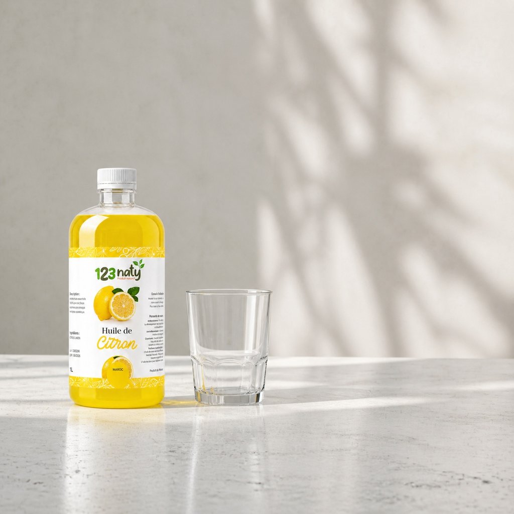 1L Huile de Citron | 123NATY — Taille réelle du produit