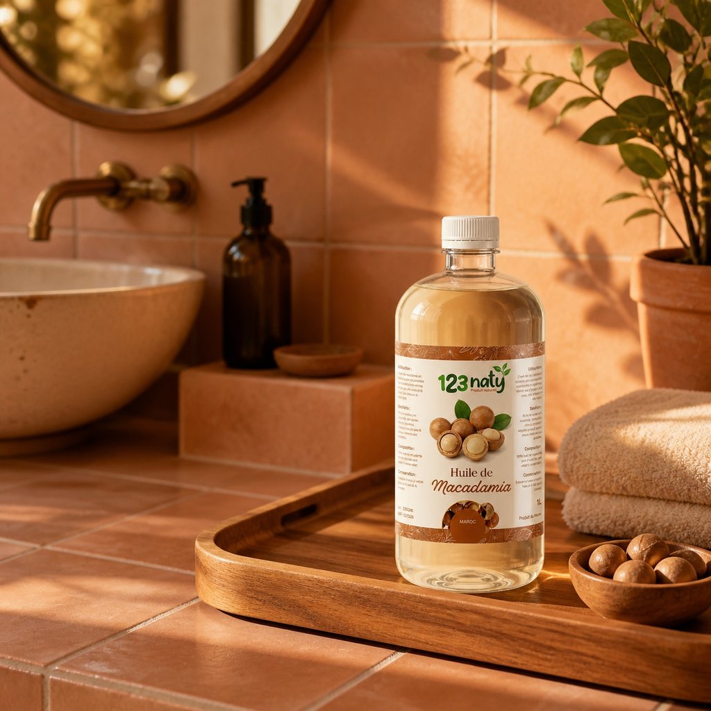 1L Huile de Macadamia | 123NATY — Mise en scène d'usage