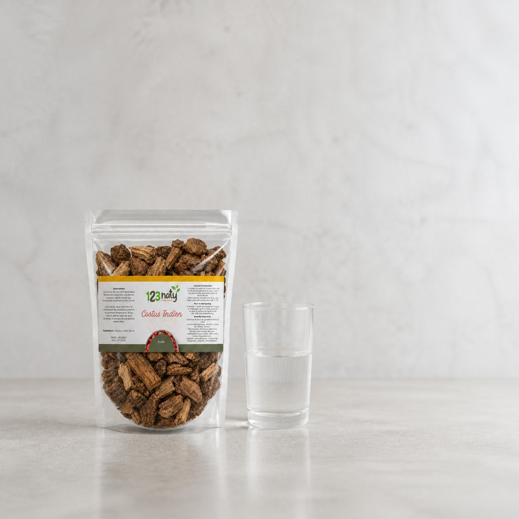 2X 100g Costus Indien Brut | 123NATY — Taille réelle du produit