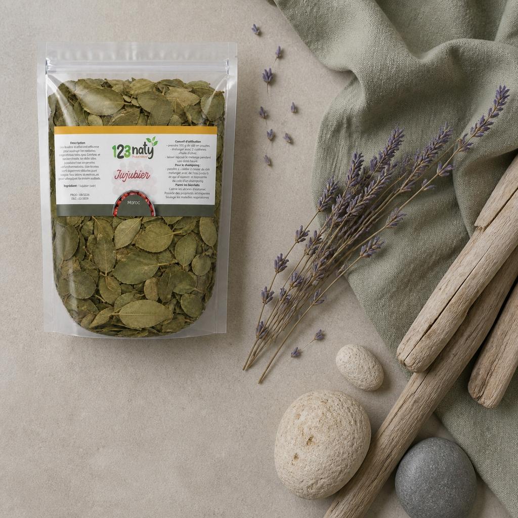 2X 100g Feuille de Jujubier (Sidr) | 123NATY — pack de 2 produits