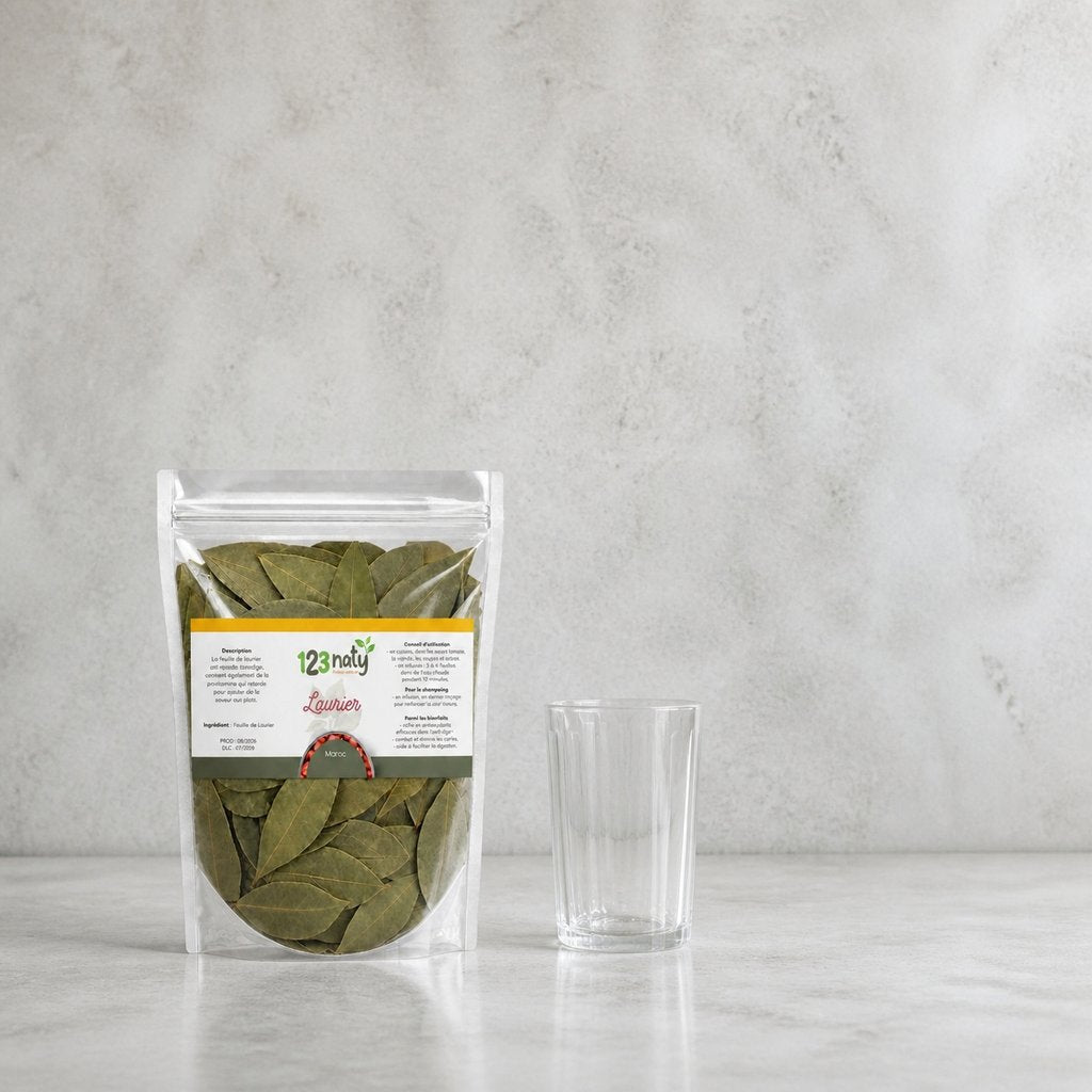 2X 100g Feuille de Laurier | 123NATY — Taille réelle du produit