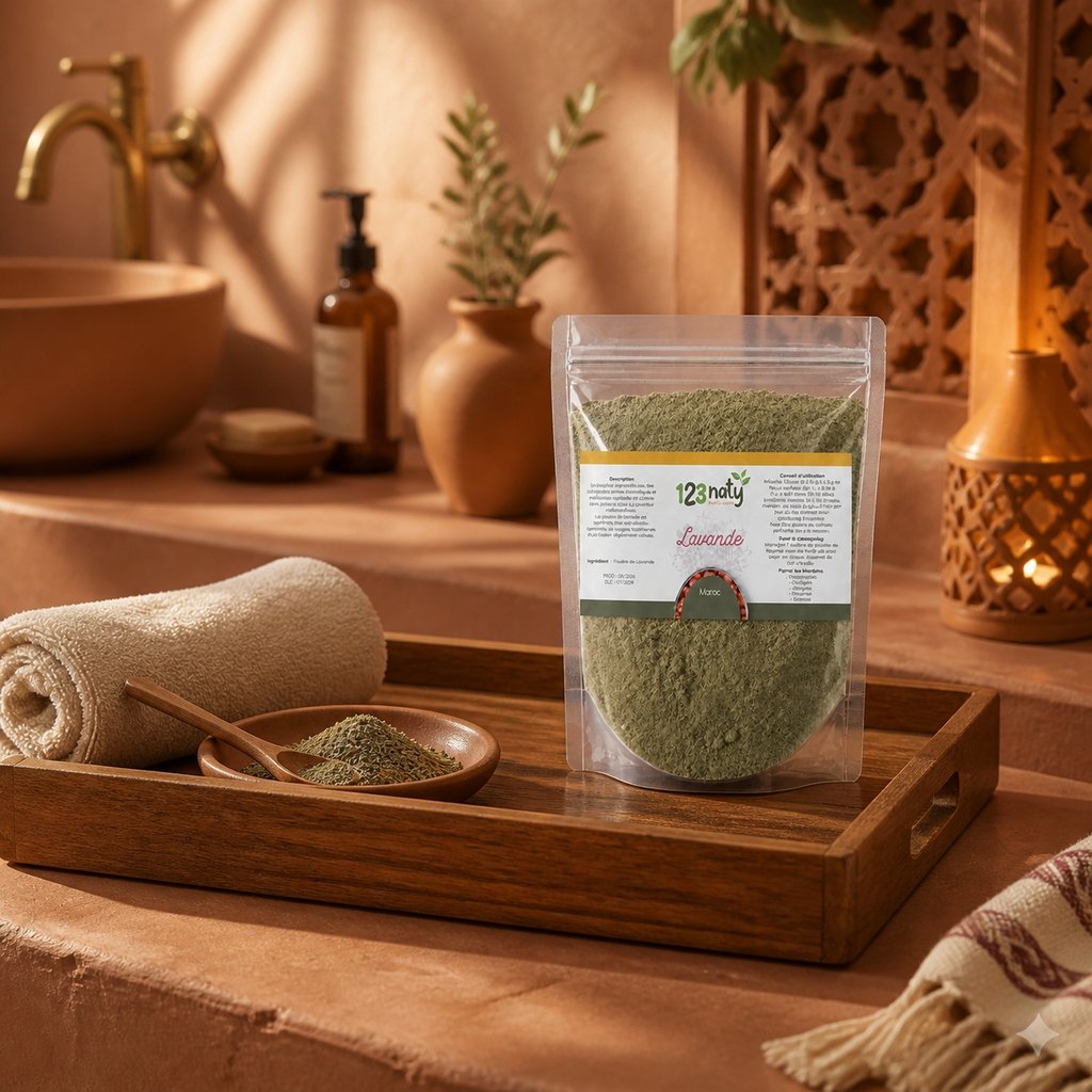 2X 100g Lavande en Poudre — Mise en scène d'usage