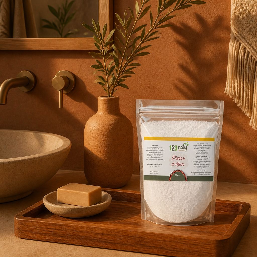 2X 100g Pierre d'Alun Poudre Surfine | 123NATY — Mise en scène d'usage