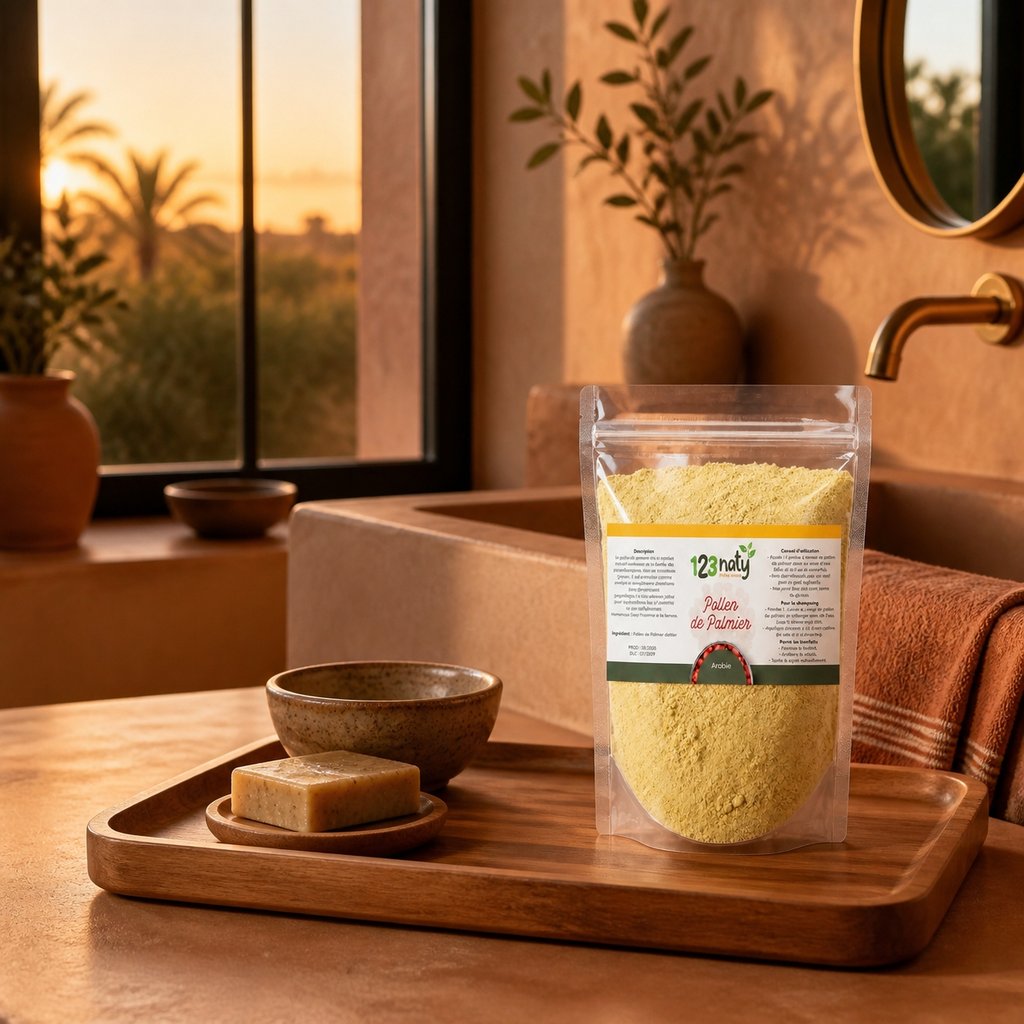 2X 1kg Pollen de Palmier — Mise en scène d'usage