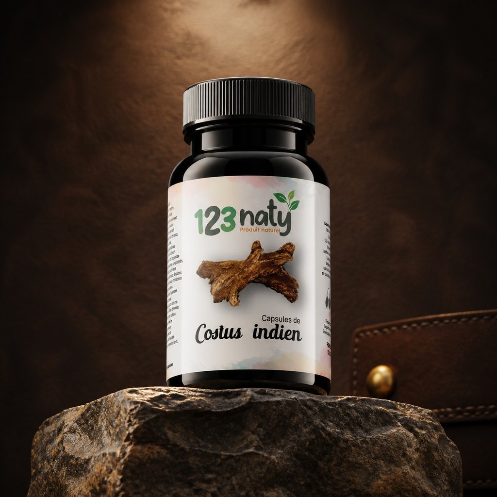50 Capsules de Costus Indien — Présentation premium