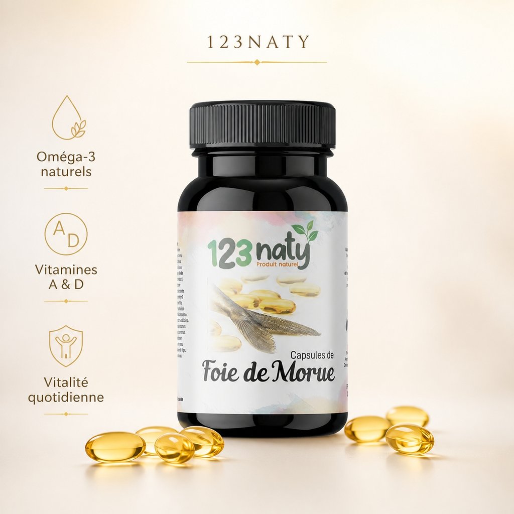 50 Capsules de Foie de Morue — Bénéfices clés