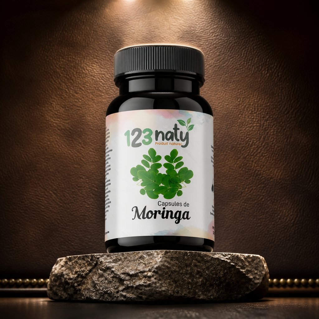 50 Capsules de Moringa | 123NATY — Présentation premium