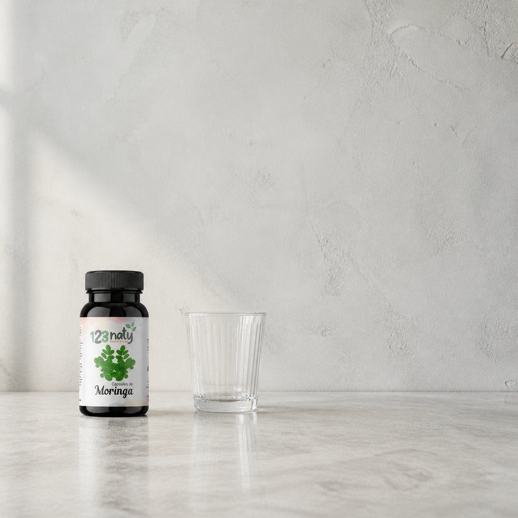 50 Capsules de Moringa | 123NATY — Taille réelle du produit