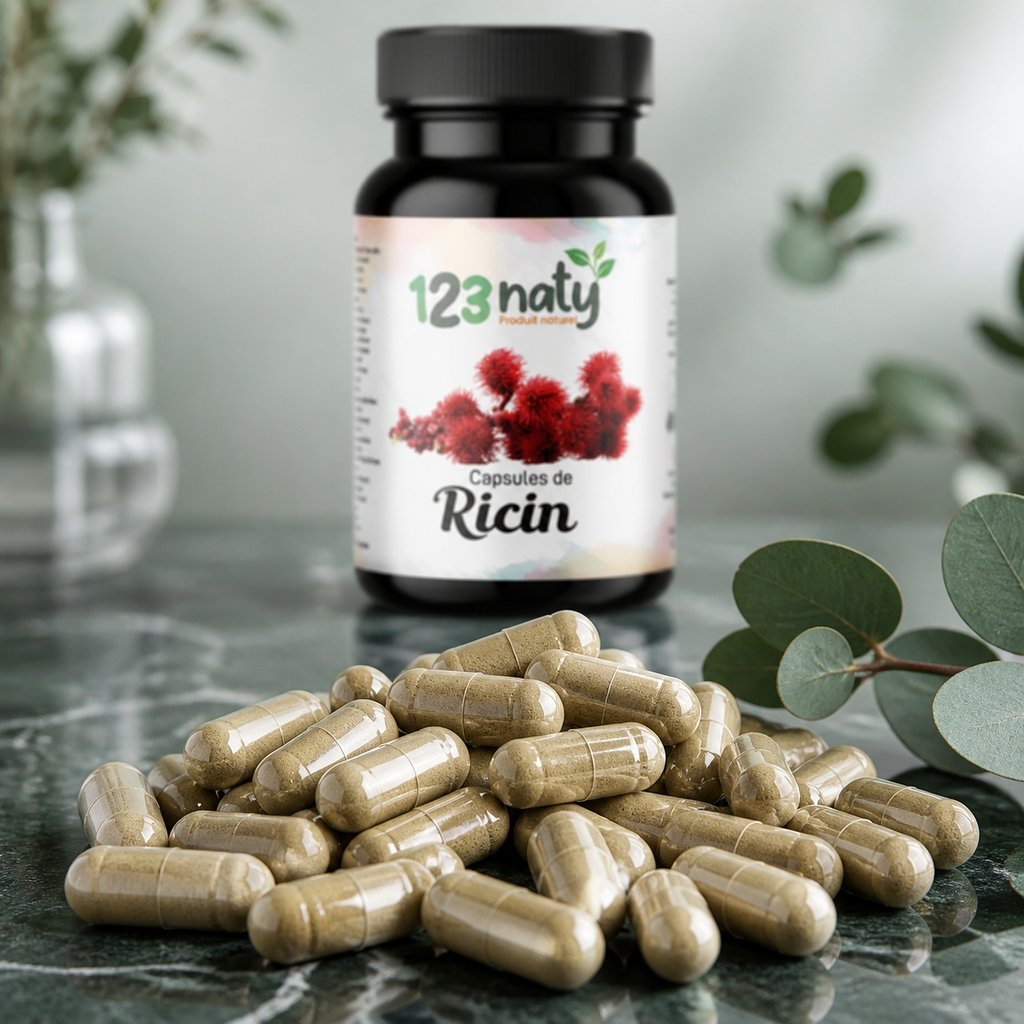 50 Capsules de Ricin — Texture en gros plan