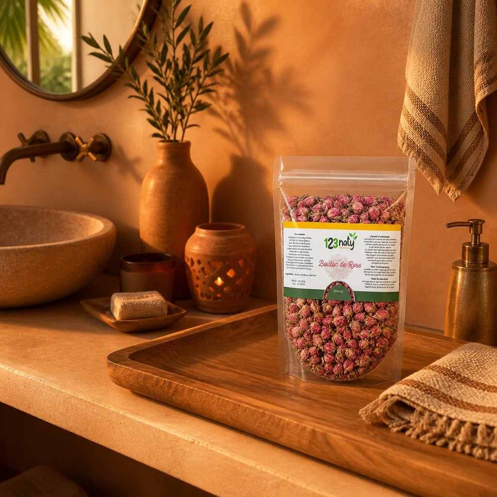 100g Bouton de Rose Séchée | 123NATY — Mise en scène d'usage
