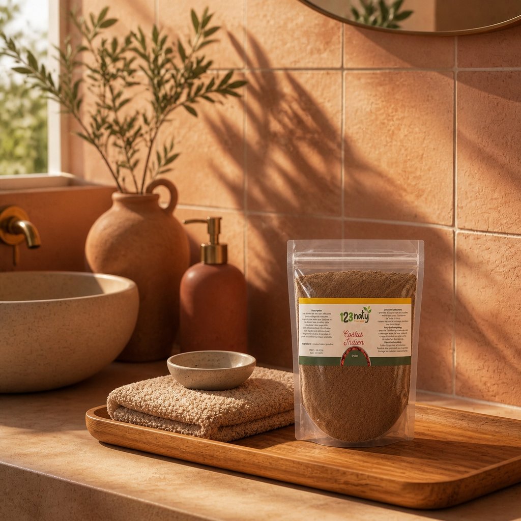 Costus indien en poudre 100 g | Origine Inde — Mise en scène d'usage