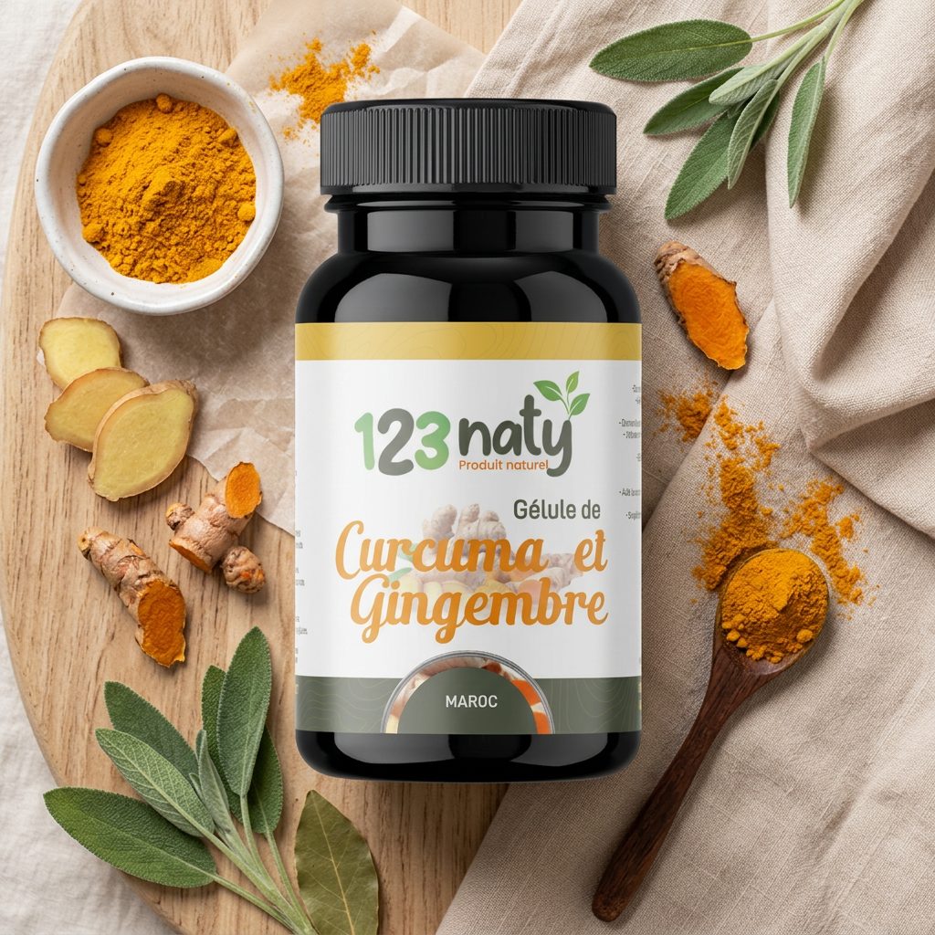 Curcuma & gingembre | 120 gélules | 123NATY — photo 7