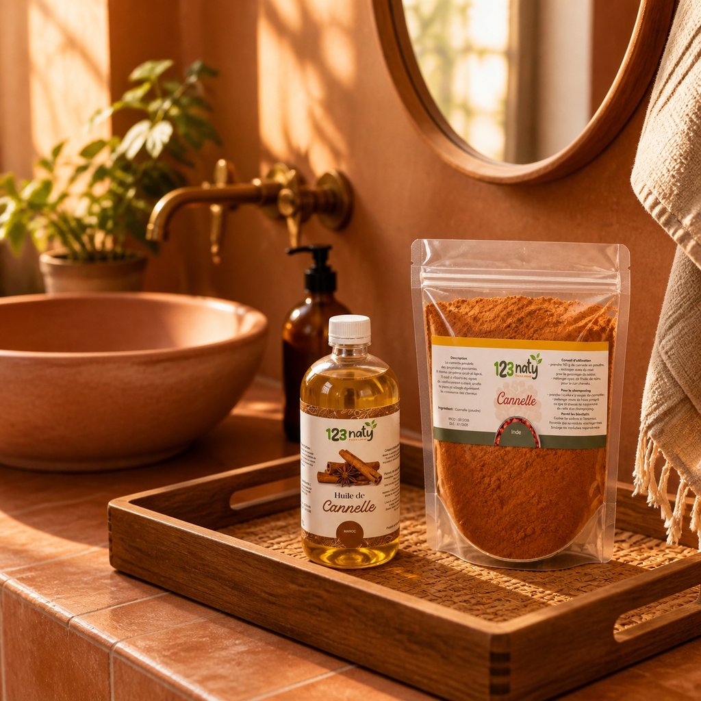 Pack 1L Huile de Cannelle & 1kg Cannelle Poudre | 123NATY — Mise en scène d'usage
