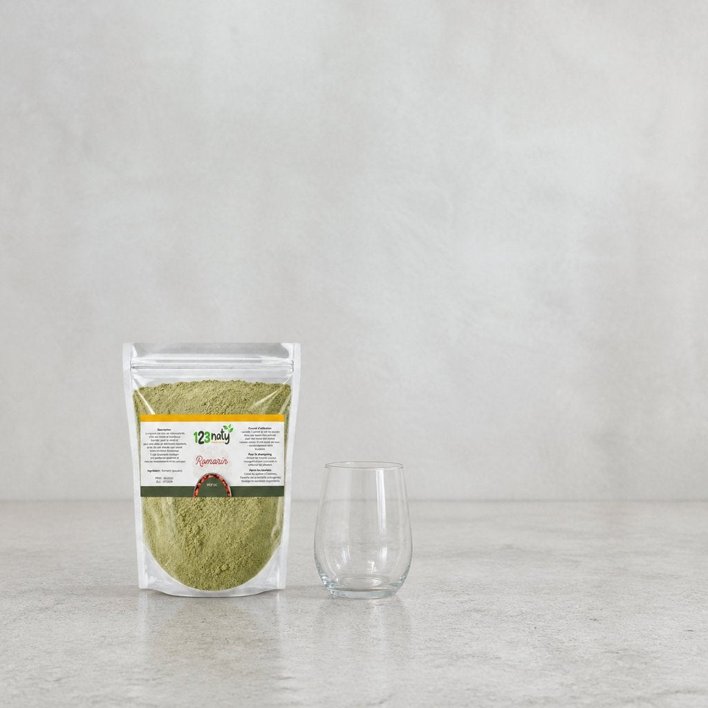 Pack 1kg Romarin Poudre & 1kg Romarin Séchée | 123NATY — Taille réelle du produit