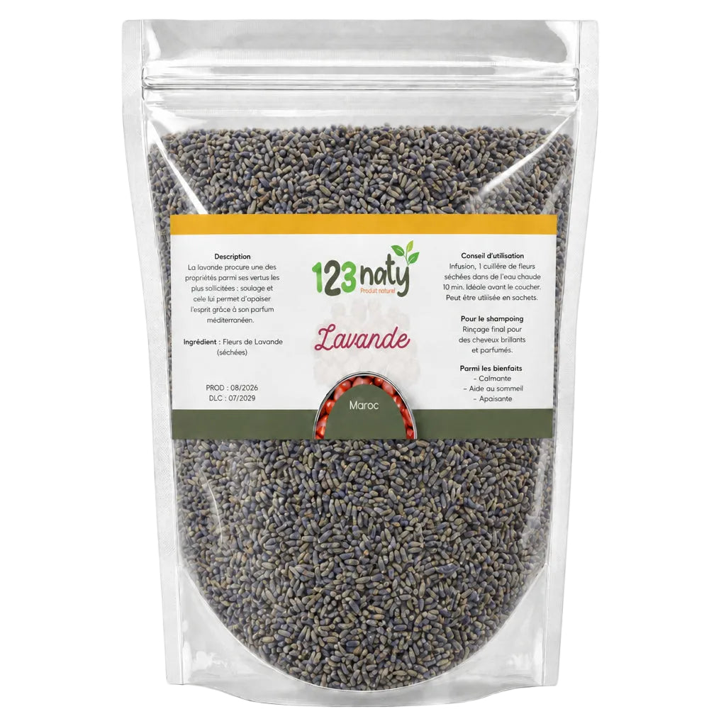 100g Fleur de Lavande séché - 1kg packaging photo