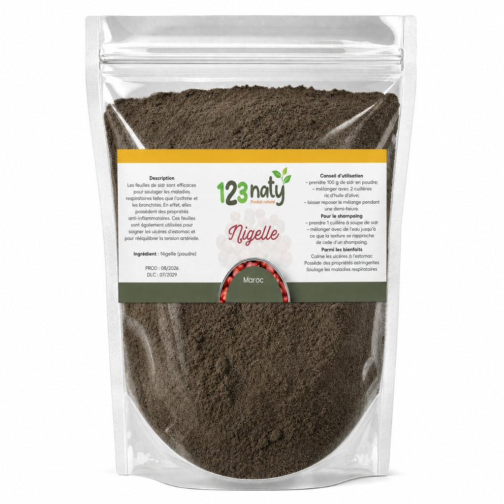 100g Graine de Nigelle en Poudre - 1kg packaging photo