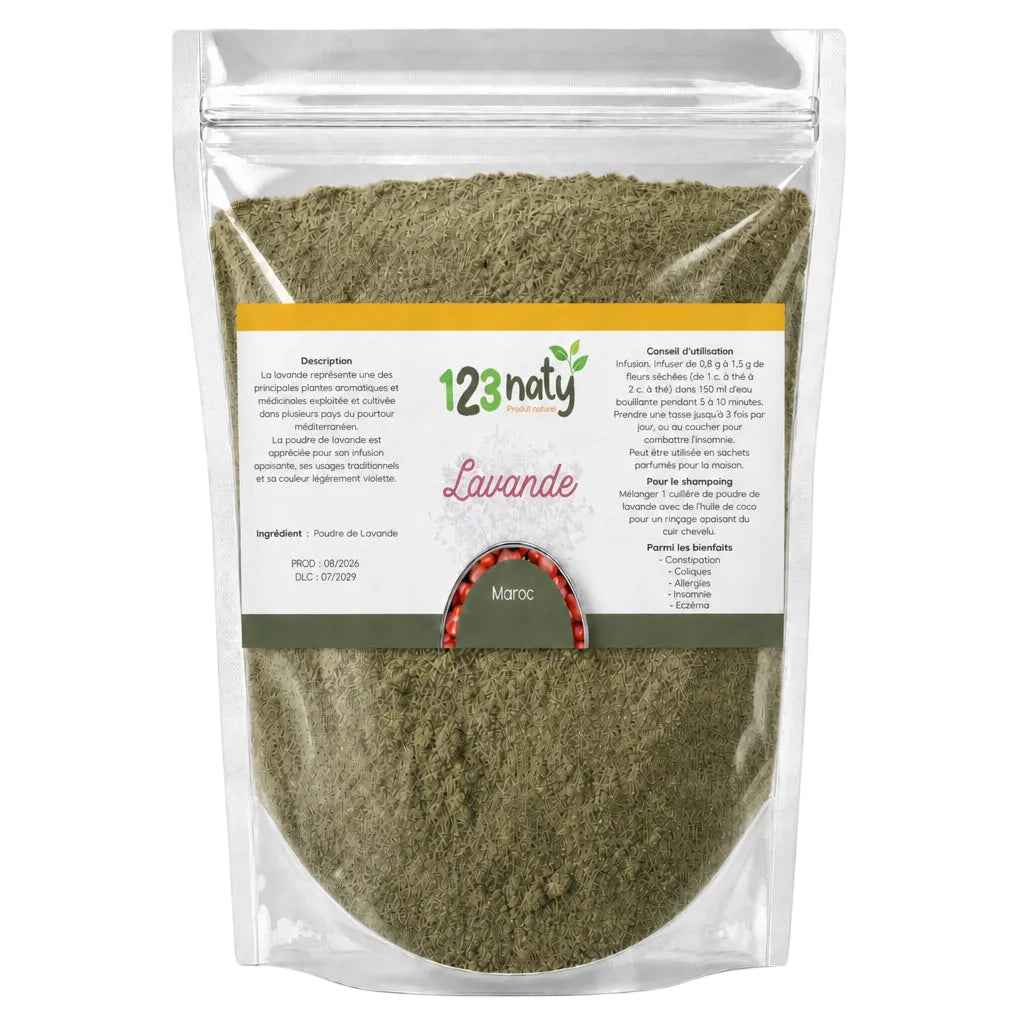 100g Lavande en Poudre - 1kg packaging photo