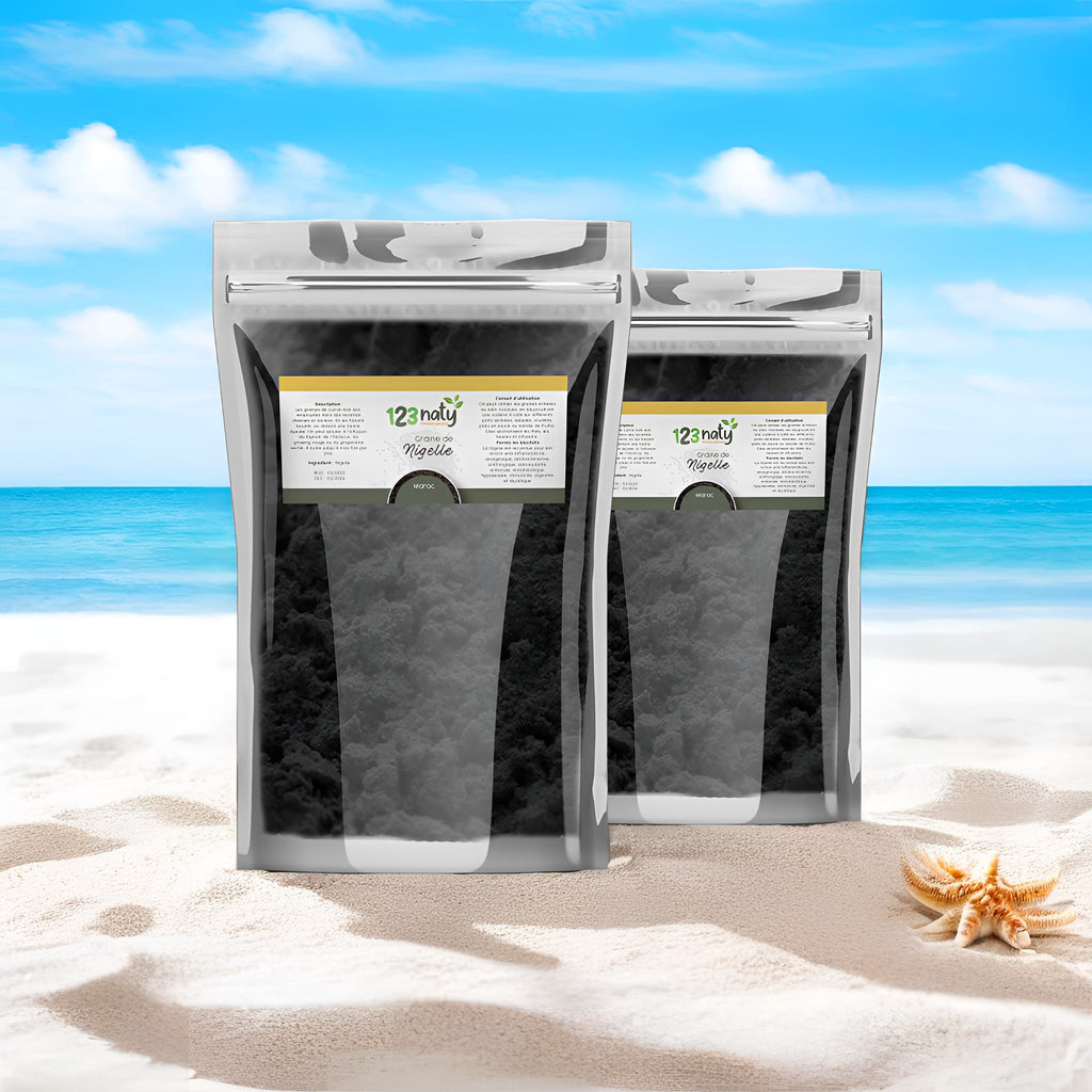 2X 1kg Graine de Nigelle en Poudre | 123NATY — pack de 2 produits