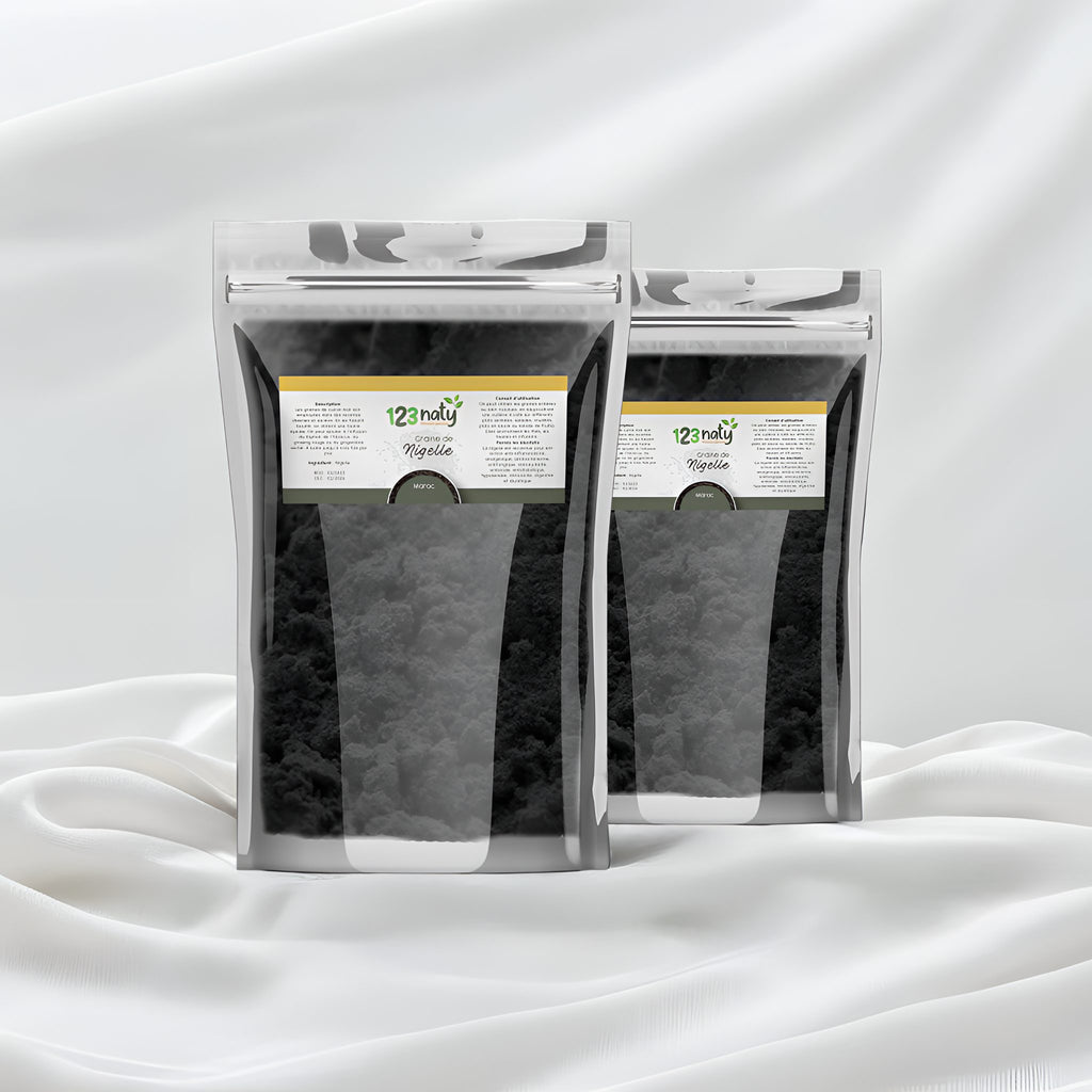 2X 1kg Graine de Nigelle en Poudre | 123NATY — pack de 2 produits