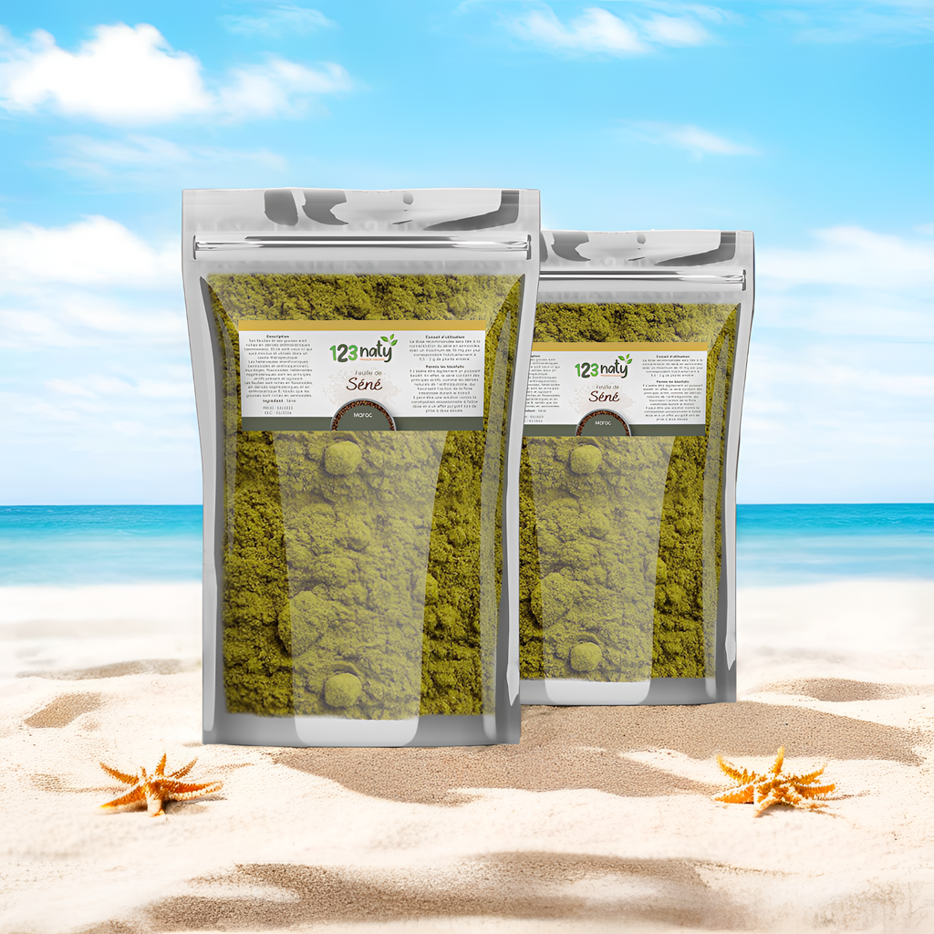 2X 1kg Feuille de Séné en Poudre