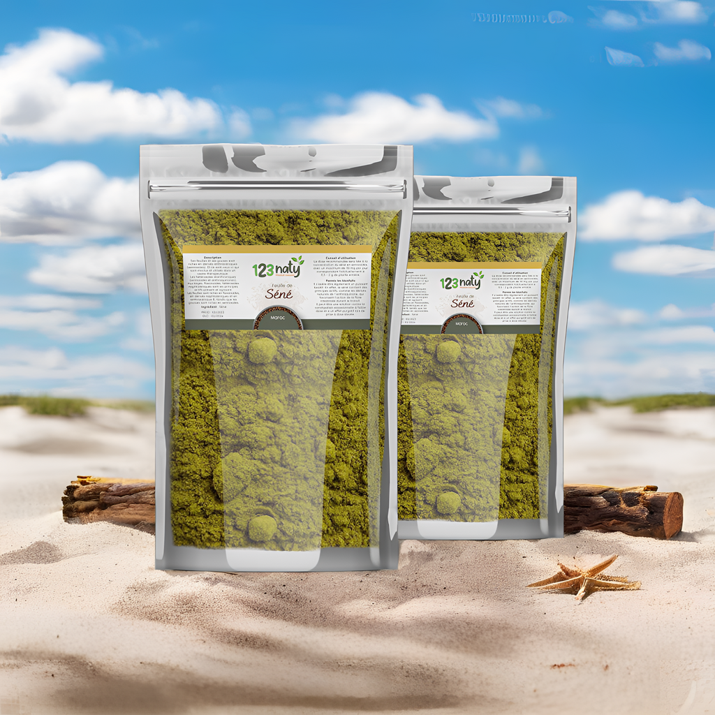 2X 1kg Feuille de Séné en Poudre