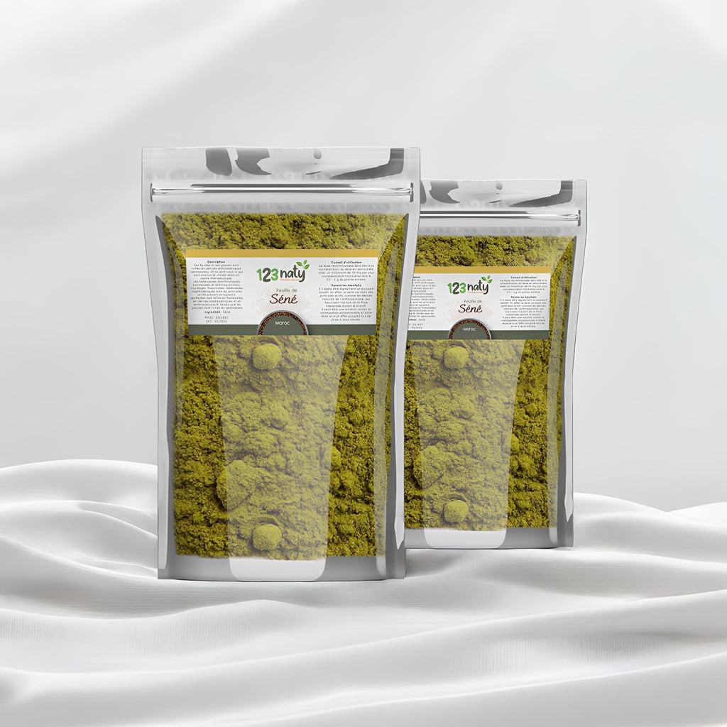 2X 1kg Feuille de Séné en Poudre | 123NATY — pack de 2 produits