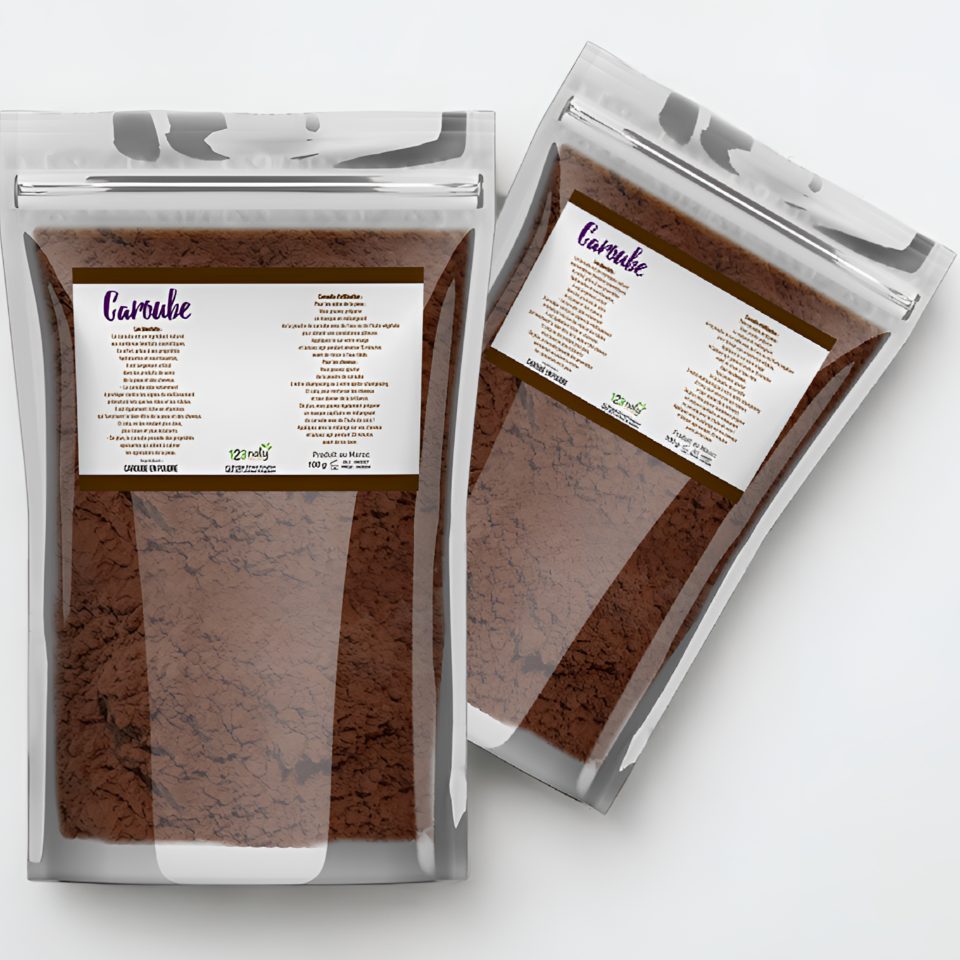 2X 100g Caroube en Poudre | 123NATY — pack de 2 produits