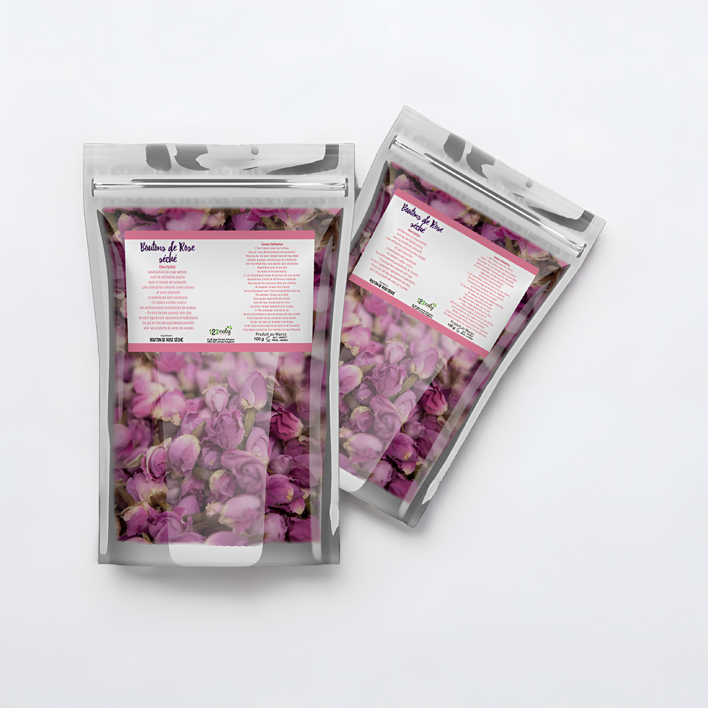 2X 100g Bouton de Rose Séchée