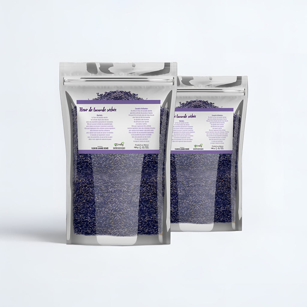 2X 100g Fleur de Lavande séché | 123NATY — pack de 2 produits