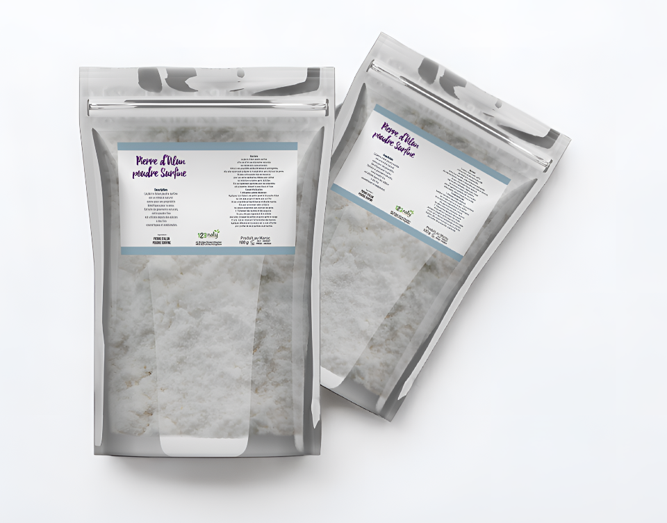 2X 100g Pierre d'Alun Poudre Surfine