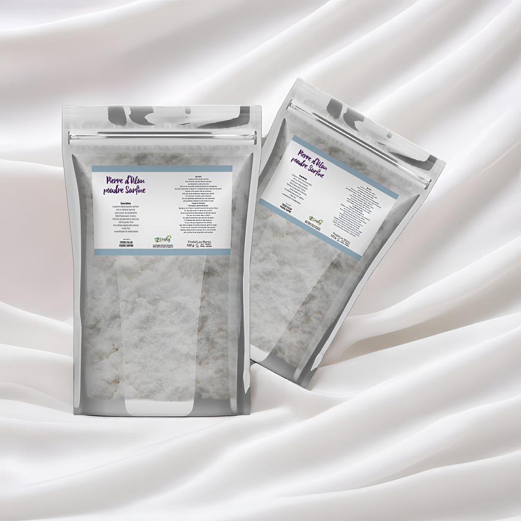 2X 100g Pierre d'Alun Poudre Surfine