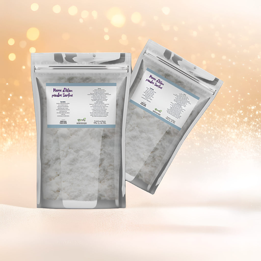 2X 100g Pierre d'Alun Poudre Surfine | 123NATY — pack de 2 produits