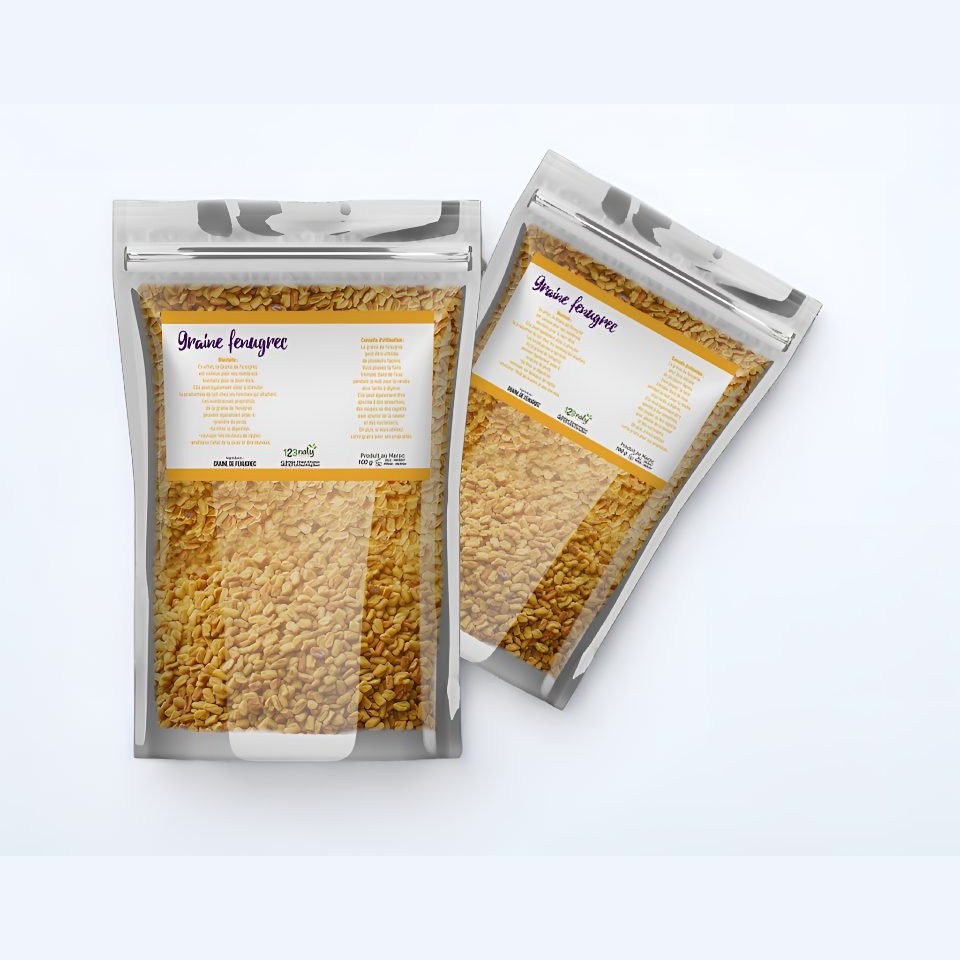 2X 100g Graine de Fenugrec | 123NATY — pack de 2 produits