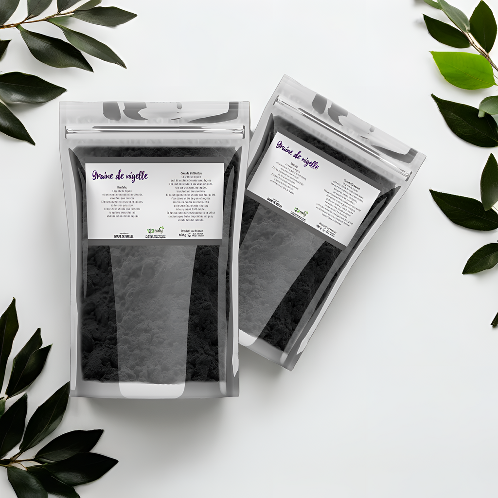 2X 100g Graine de Nigelle en Poudre