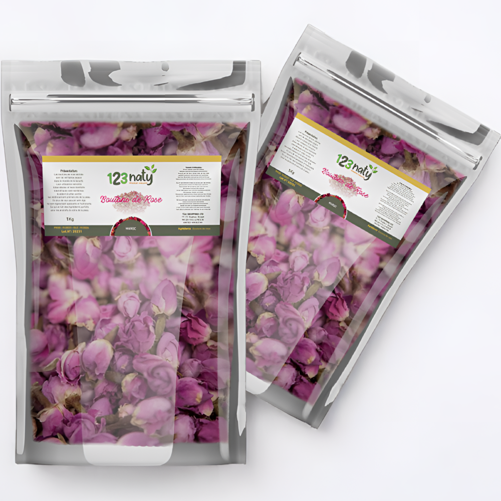 2X 1kg Bouton de Rose Séchée