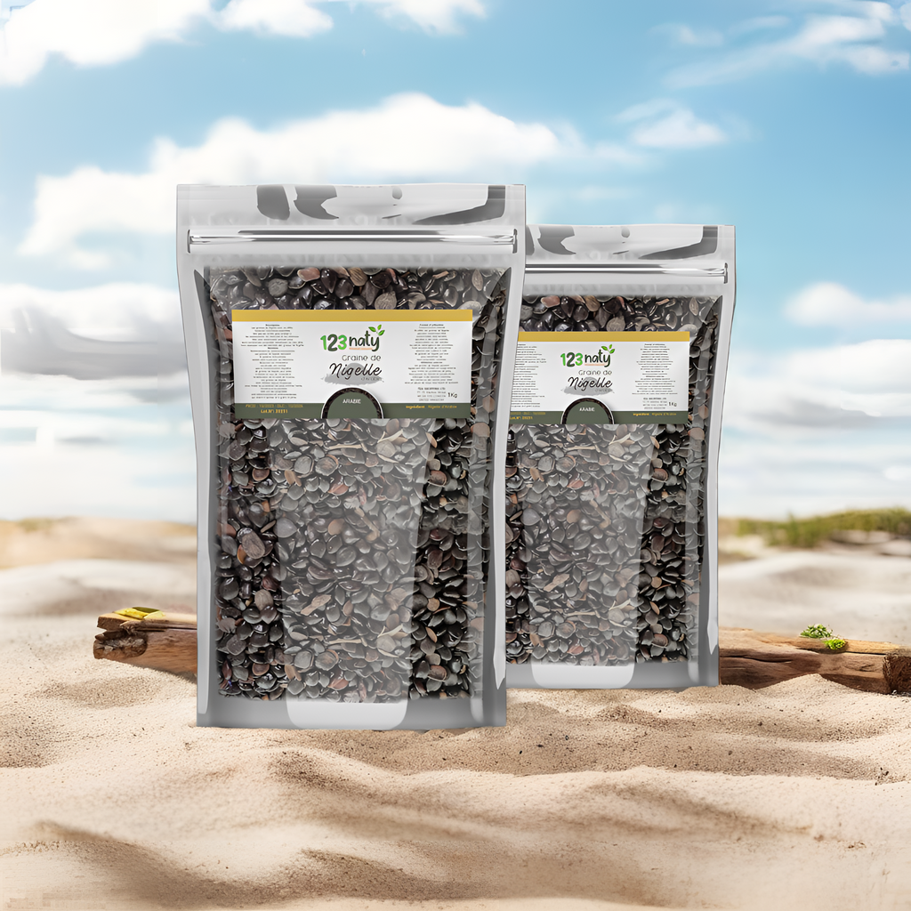 2X 1Kg Graine de Nigelle d'Arabie