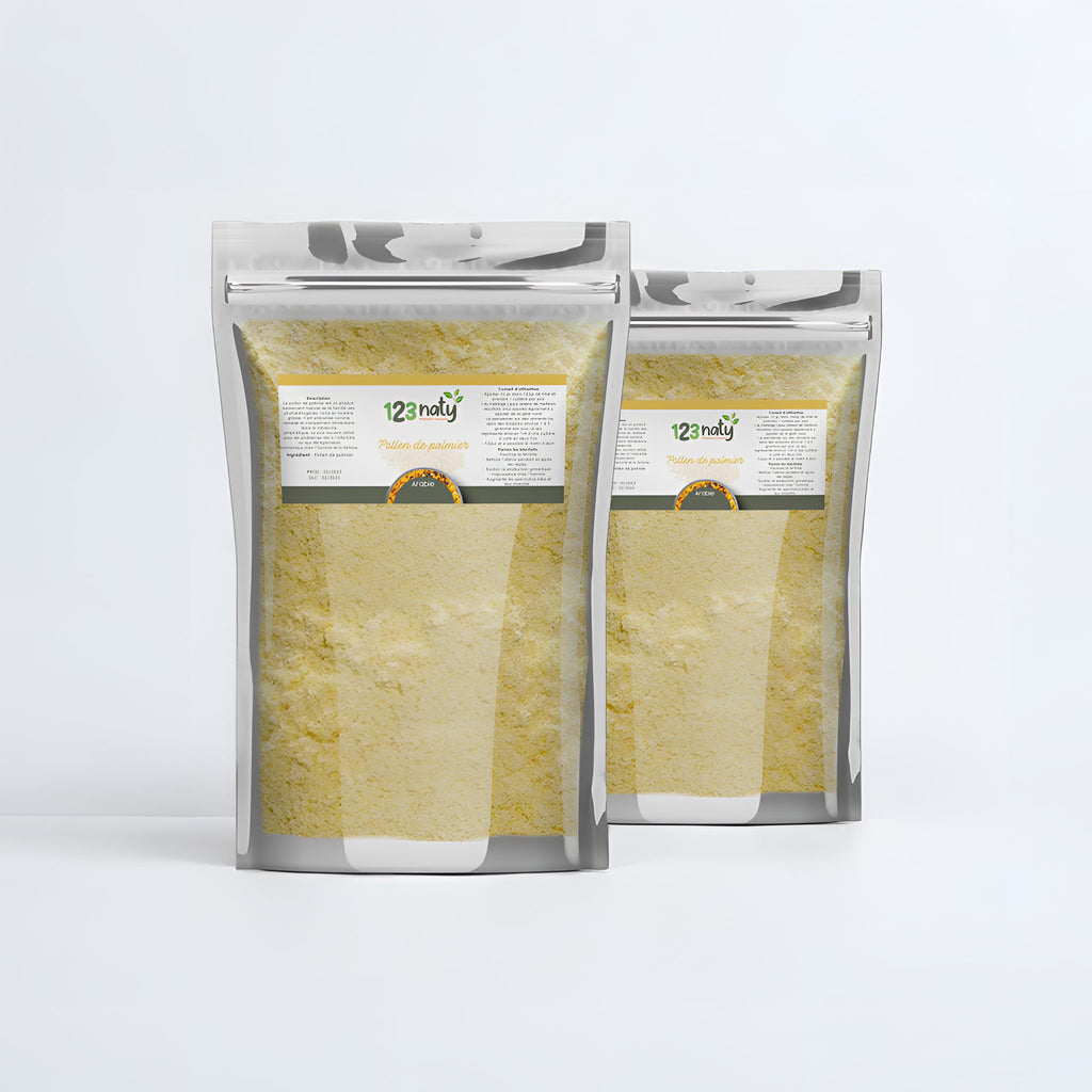 2X 1kg Pollen de Palmier | 123NATY — pack de 2 produits