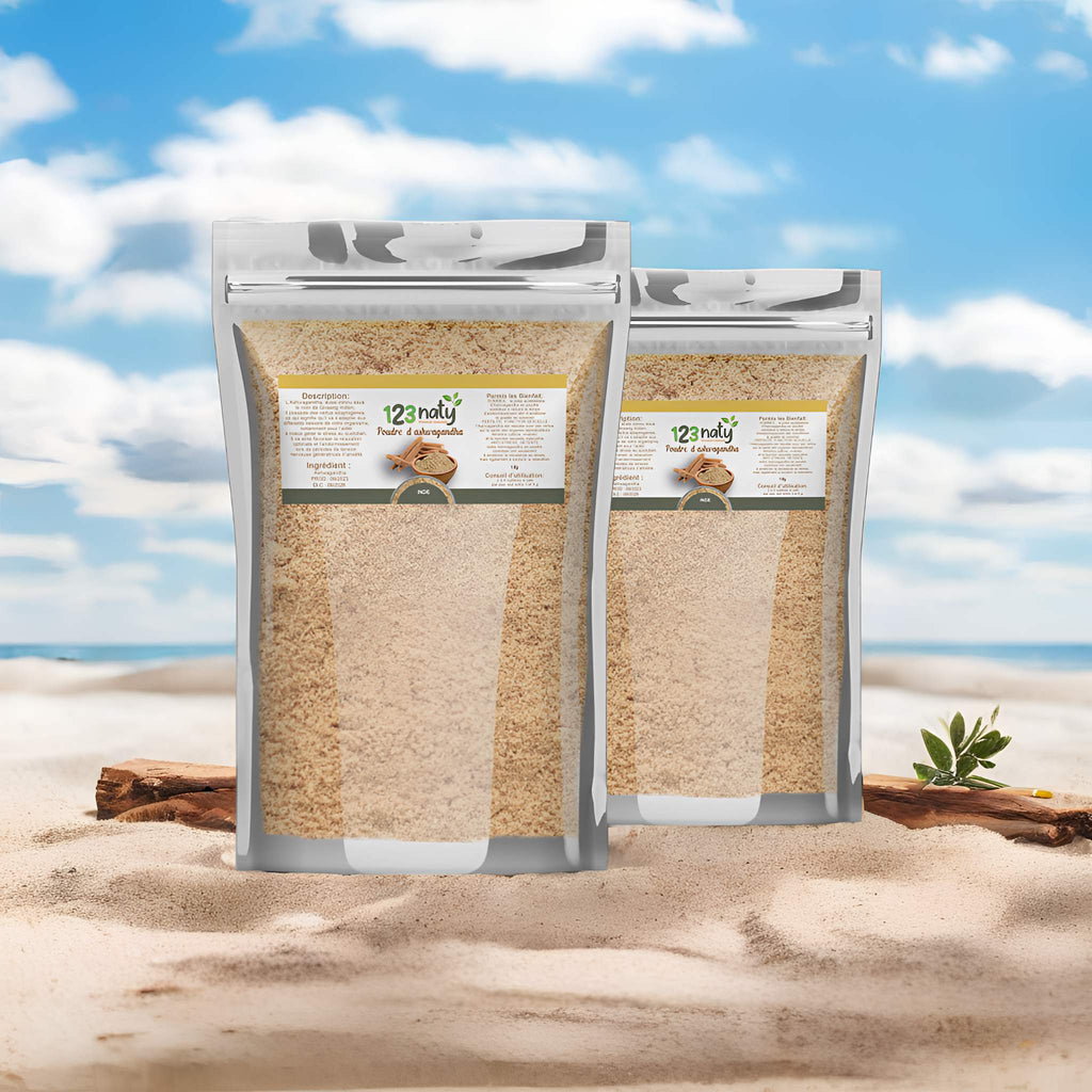 2X 1kg Ashwaghanda | 123NATY — pack de 2 produits
